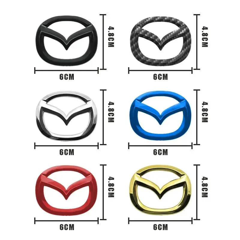 

Mazda Steering Wheel Center Emblem Badge Sticker for 3 Axela 6 Atenza CX-5 2 Demio CX-3 CX-30 MX-5 Interior Accessories