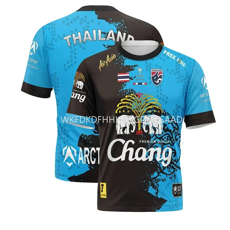 Hot Thailand Changze Unisex T-shirt 3D Printing Quick Drying Casual O Collar Short-sleeved Men's Plus-size Outdoor Sports Top