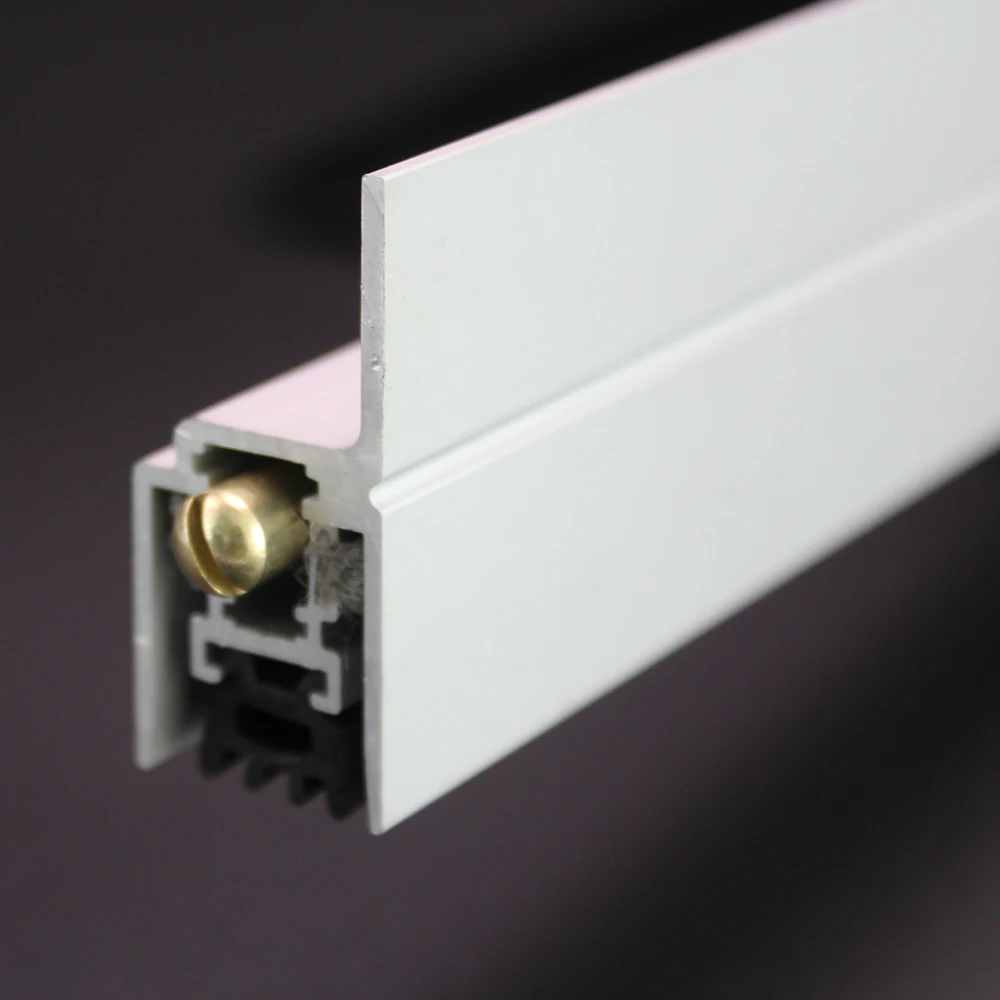 Customization Hotel Door Windproof and Dustproof Strip Aluminum Automatic Door Bottom Seal H Type Design Door Drop Seal