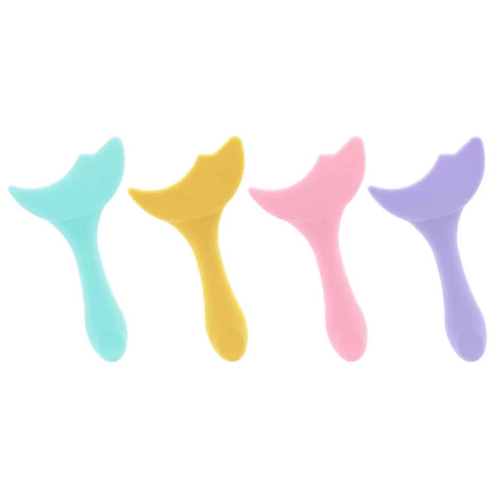 4Pcs Eyeliner Hilfe Silikon Schablonen Wiederverwendbare Make-Up Werkzeuge Eyeliner Guide Lidschatten Applikatoren Lidschatten Schablone