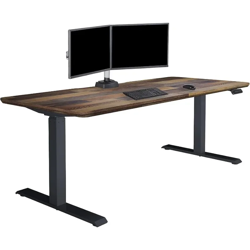 Vari Electric Standing Desk - Varidesk Height Adjustable Sit/Stand Desk - Dual Motor with Memory Presets, Stable T-Style Legs