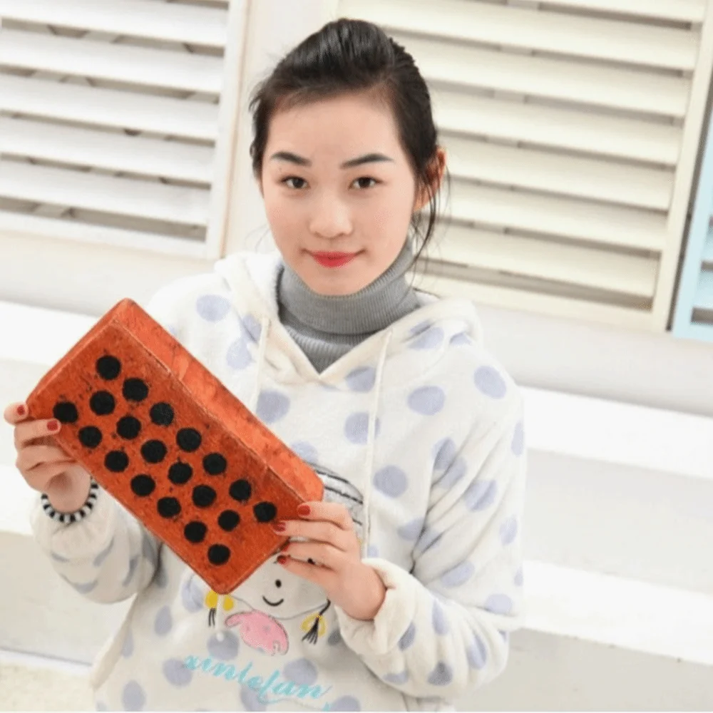 

New Plush Simulation Brick Pillow Funny Soft Sponge Throw Pillow Cushion Home Decor
