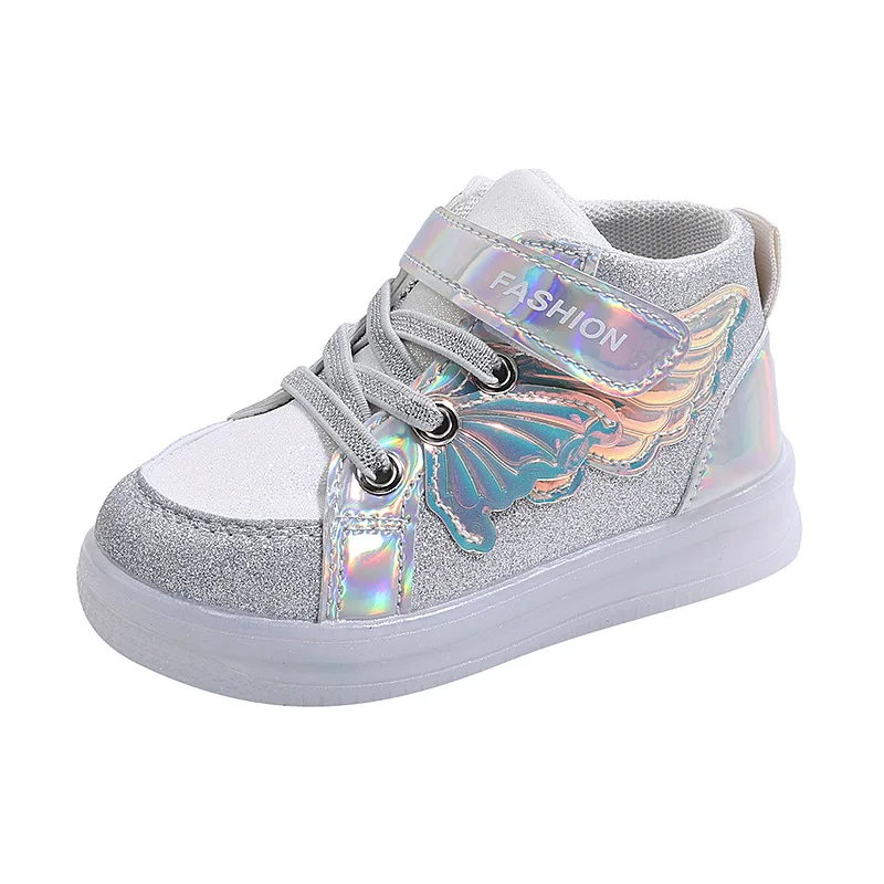 Picture 3: Kids LED Light Up Shoes 2026 New Girls Glow Dark Sneakers Sparkle Running Shoes Toddler Boys Girls Non-Slip Sole Casual Outdoor