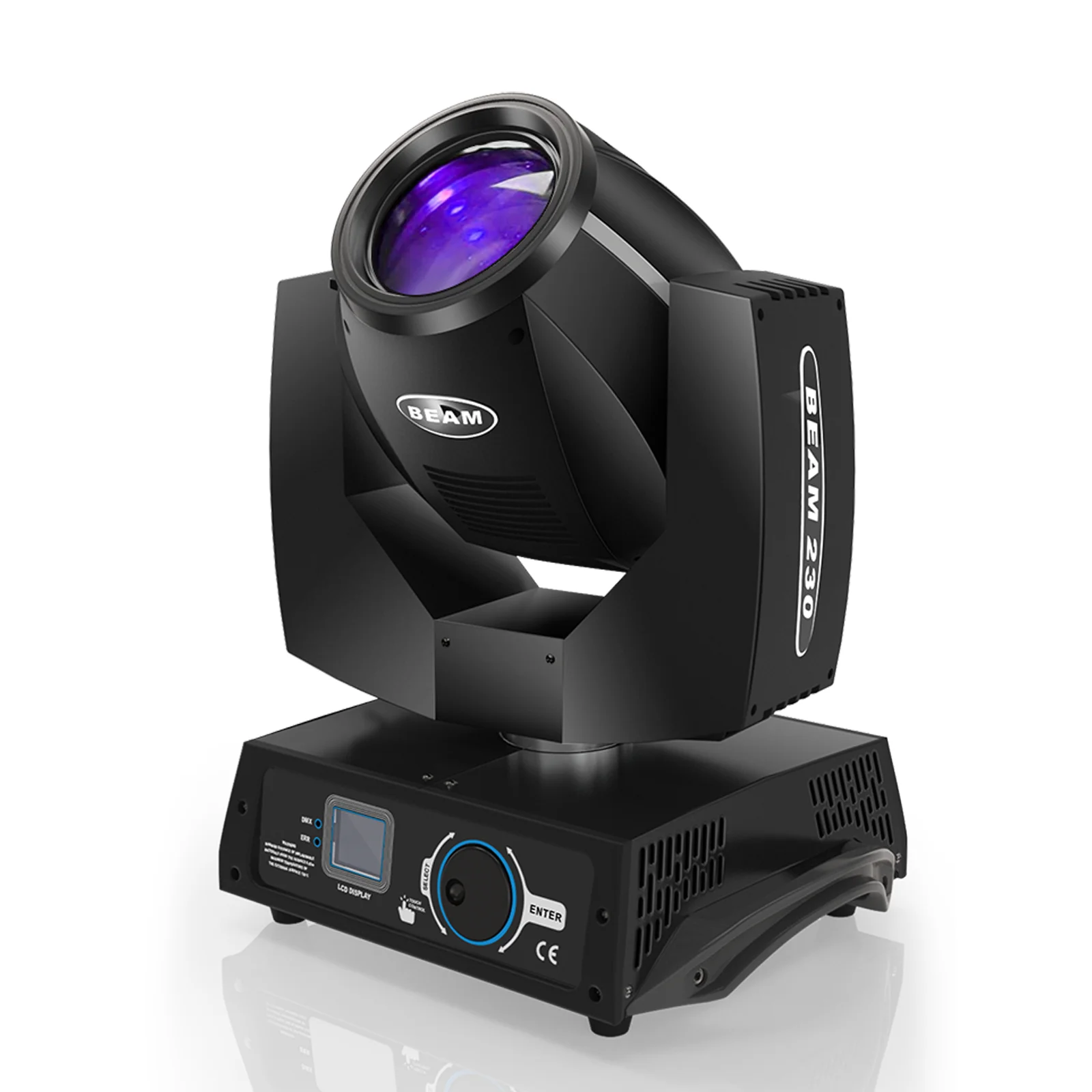 U'King 230W 7R Moving Head Beam Lights RGBW LED Bühnenbeleuchtung 17 Gobos & 14 Farben DJ-Lichter für Party, Hochzeit, Nachtclub, KTV, Bar