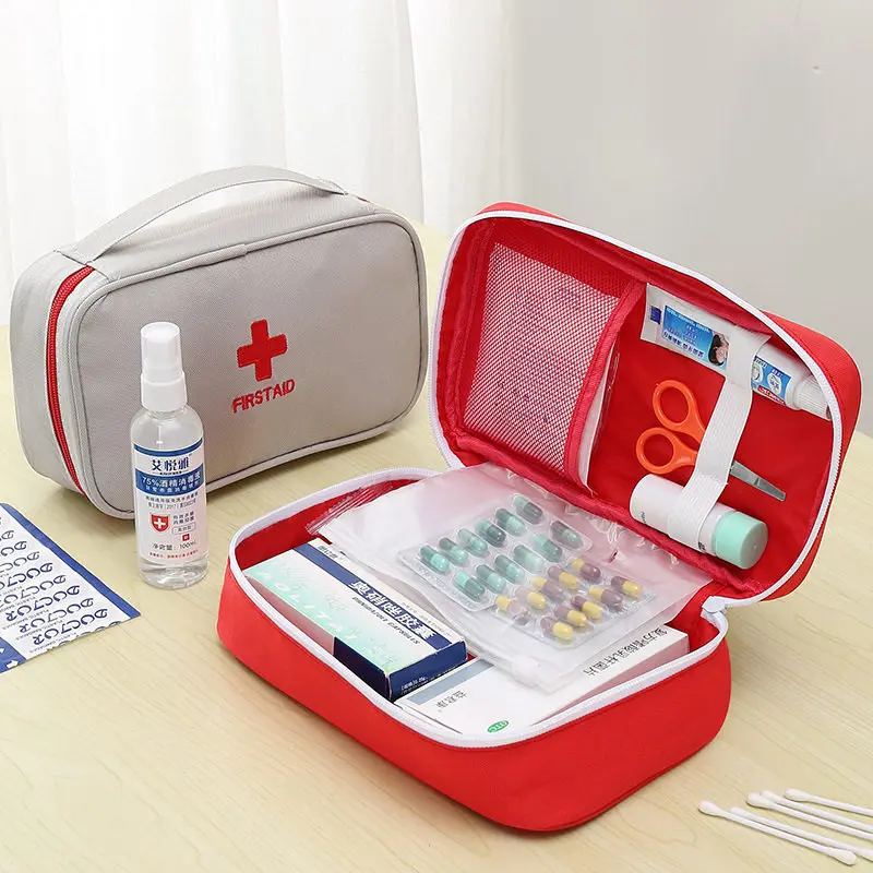 Travel Essentials Medicine Bag First Aid Kit Organizer Drug Pouch Traveling Practical Accessories Pill Storage Emergency Gadgets