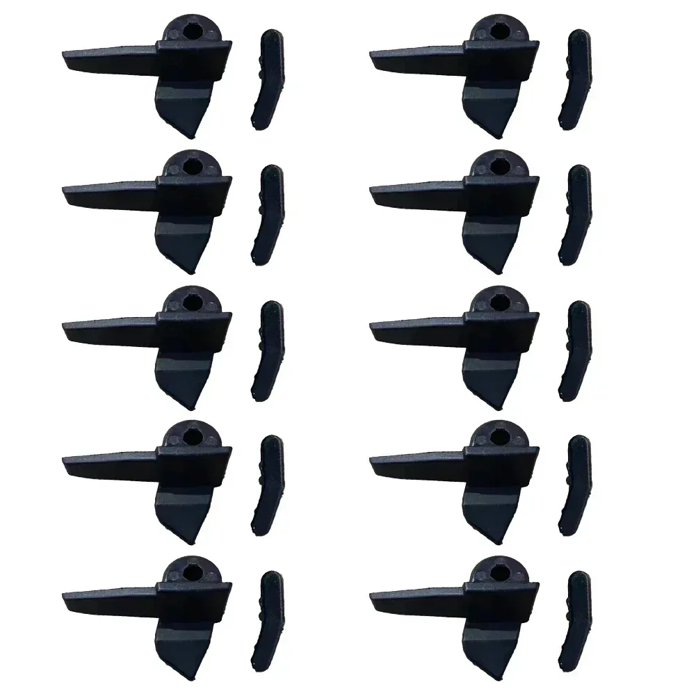 20Pcs Tyre Changer Part Plastic Mount Demount Duck Head Insert Rim Protect Black Gaskets Tire Changer Bead Remover Tools