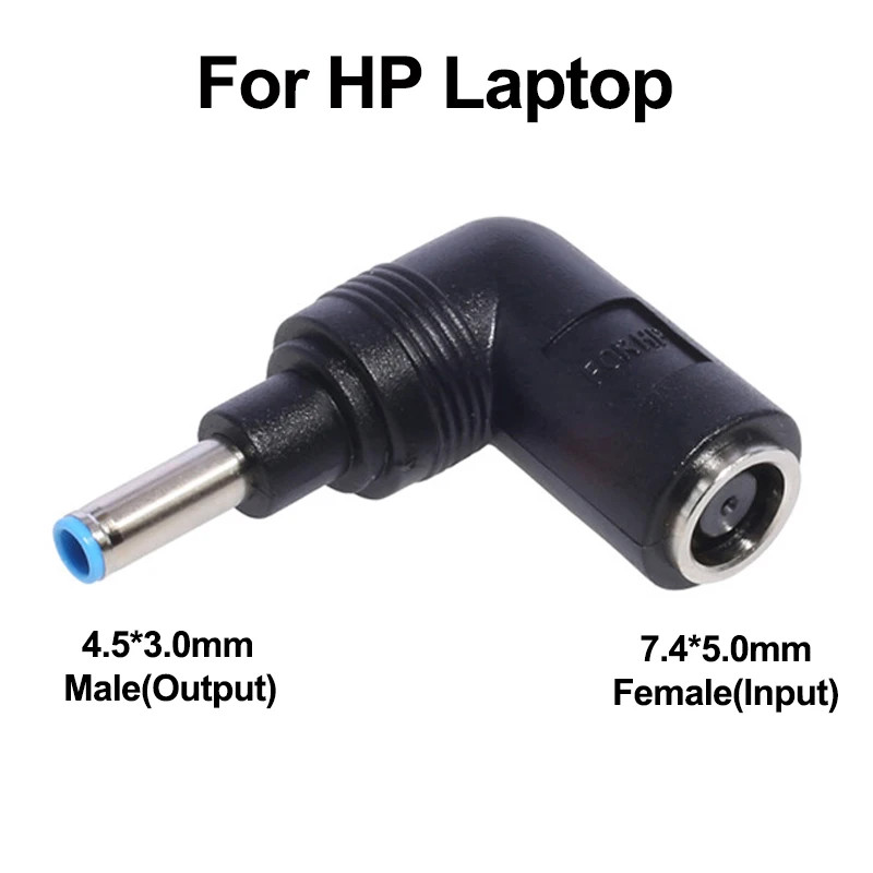 DC-Stromadapter-Stecker für HP Dell DC-Buchse 7,4*5,0mm weiblich auf 4,5*3,0mm männlich mit Pin-Konverter für Laptop Notebook – Detail 4