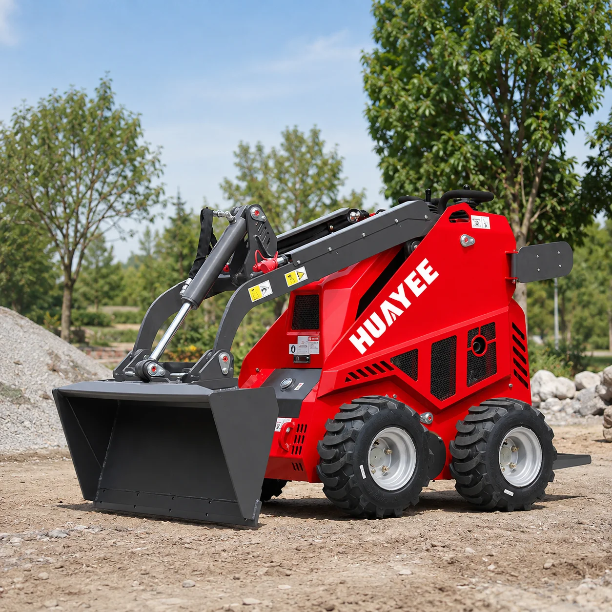 Compact Skid Steer Loader Mini Crawler Loader EPA Engine Small Construction Machinery for Farm Garden and Landscaping