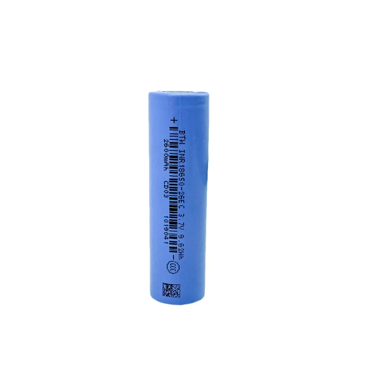 INR18650 26EC Li-ion bateria recarregável, 3.6V, 2600mAh, rechargeable batterySuitable for clock remote control batteries