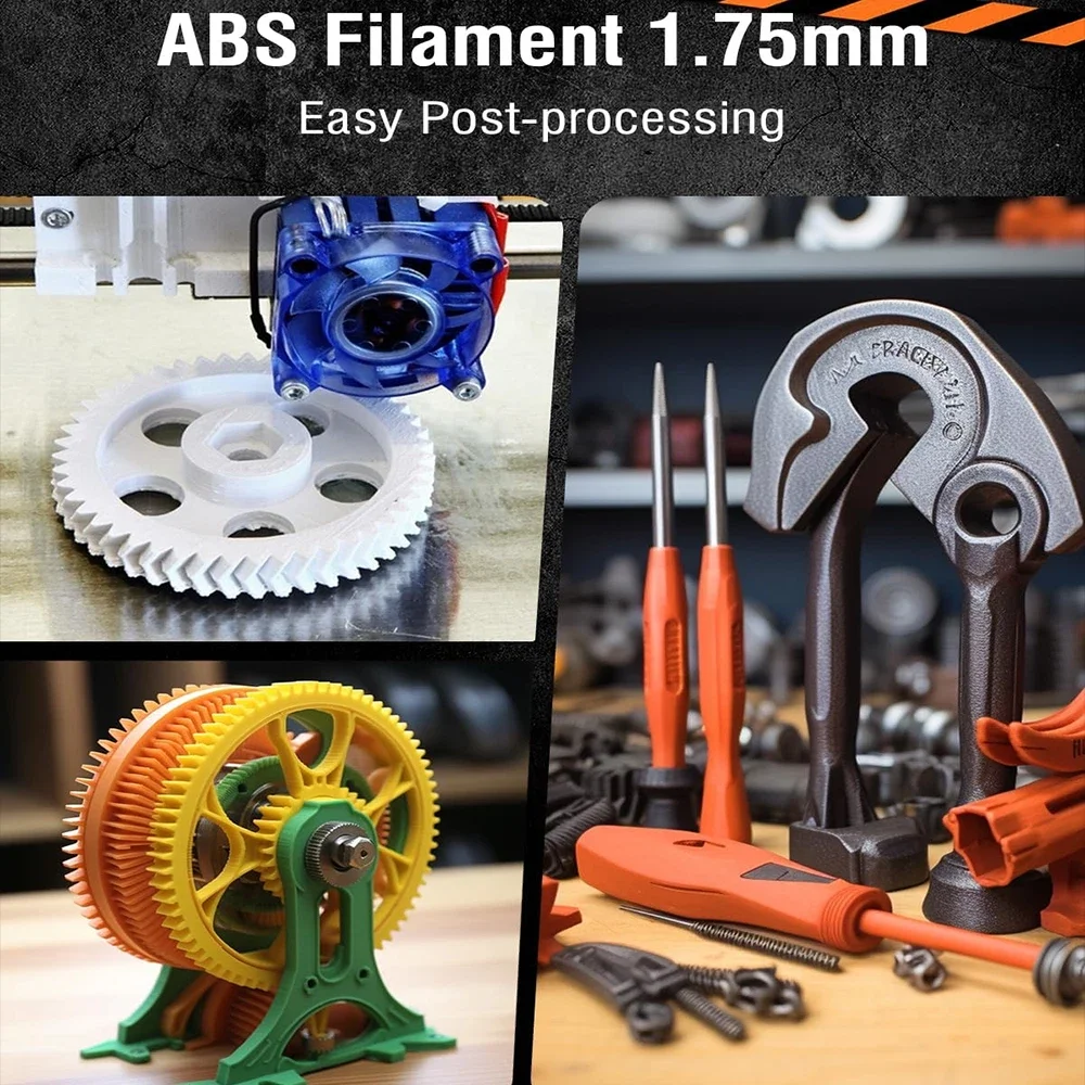JAYO 1000G ABS/ASA Filament 3D 1,75 mm Mocny i Wytrzymały Filament do Drukarek 3D Idealny do Prototypów Funkcjonalnych i Mechanicznych — zdjęcie produktu 4