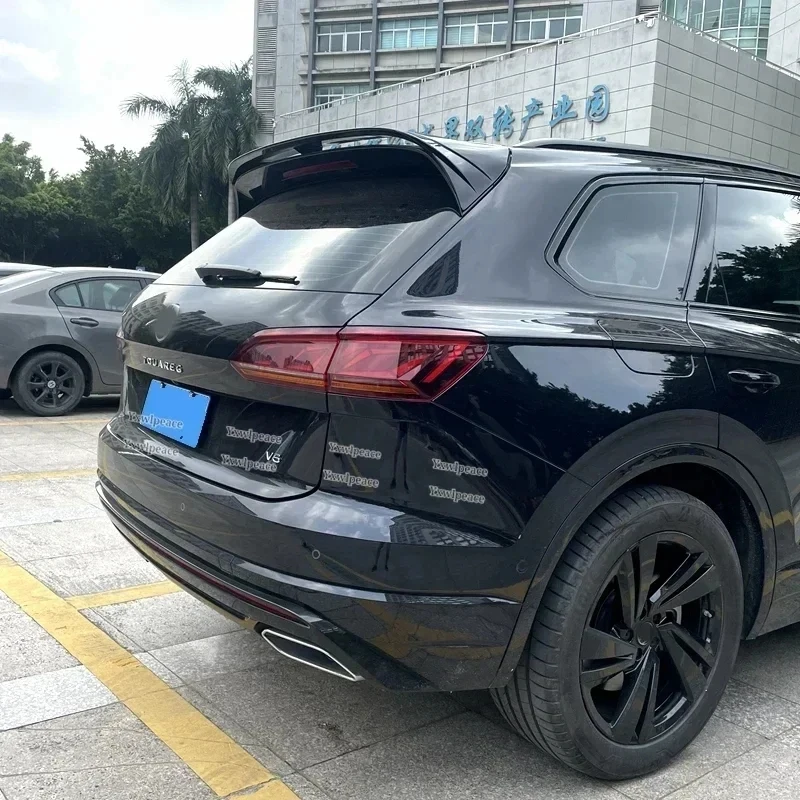 For Volkswagen VW Touareg Spoiler 2019-2022 High Quality ABS Plastic Rear Roof Spoiler Trunk Wing Body Kit Accessories