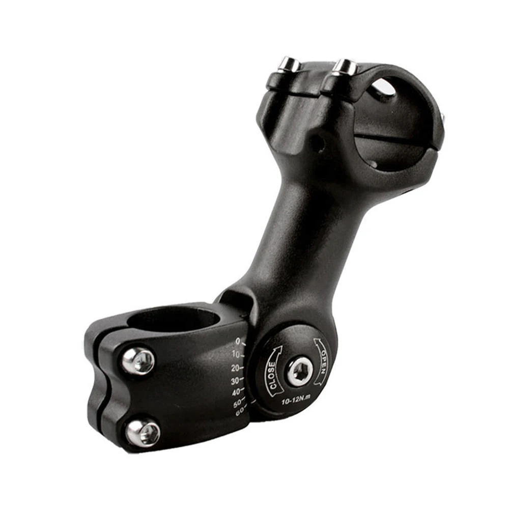 

Bike Handlebar Stem Aluminum Alloy 31.8 X 110Mm Black Easy Install Adjustable Angle Road Cycling Part