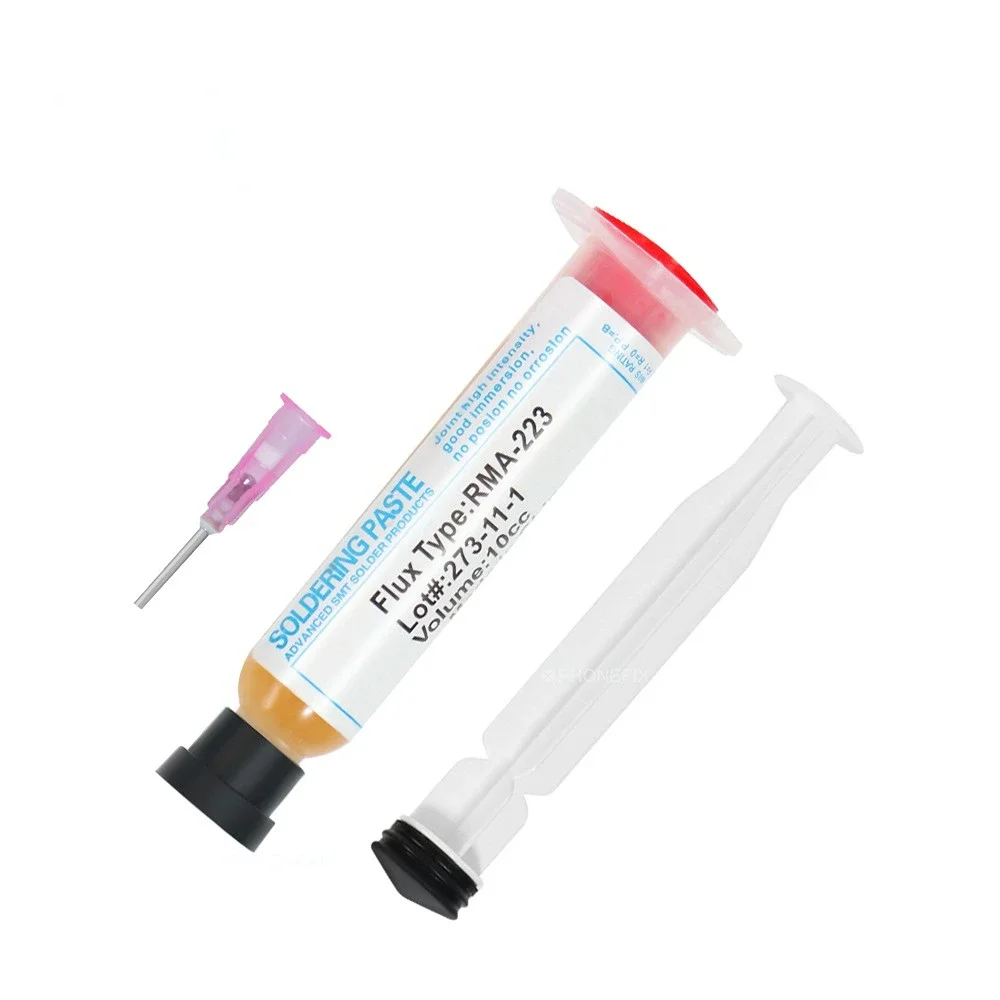 NEW Solder Paste 10cc RMA223 RMA-223 Soldering Paste Flux Solder Grease for Computer Chips Phone LED BGA SMD PGA PCB Repair Tool