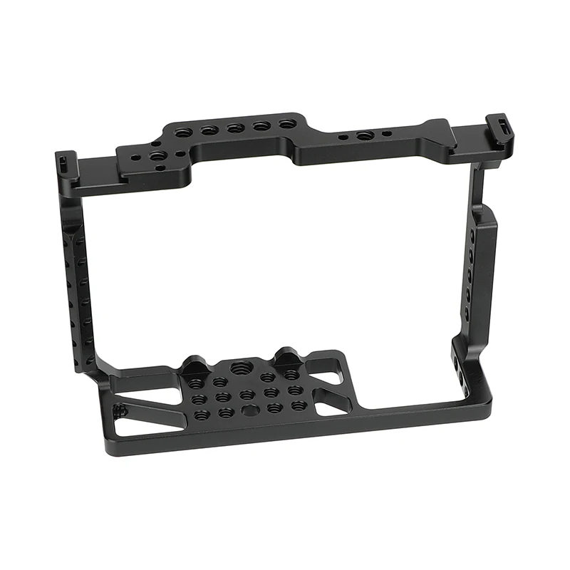 CAMVATE Aluminum Full Camera Cage For Panasonic Lumix GH6 With 3 Cold Shoe Mounts and 1/4