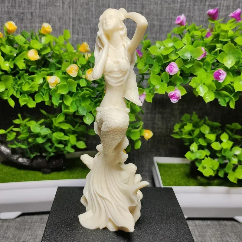 Mythological characters Mermaid Decorative Figurines Resin Art Sculpture Cute Home, Room, Office novel home ornaments