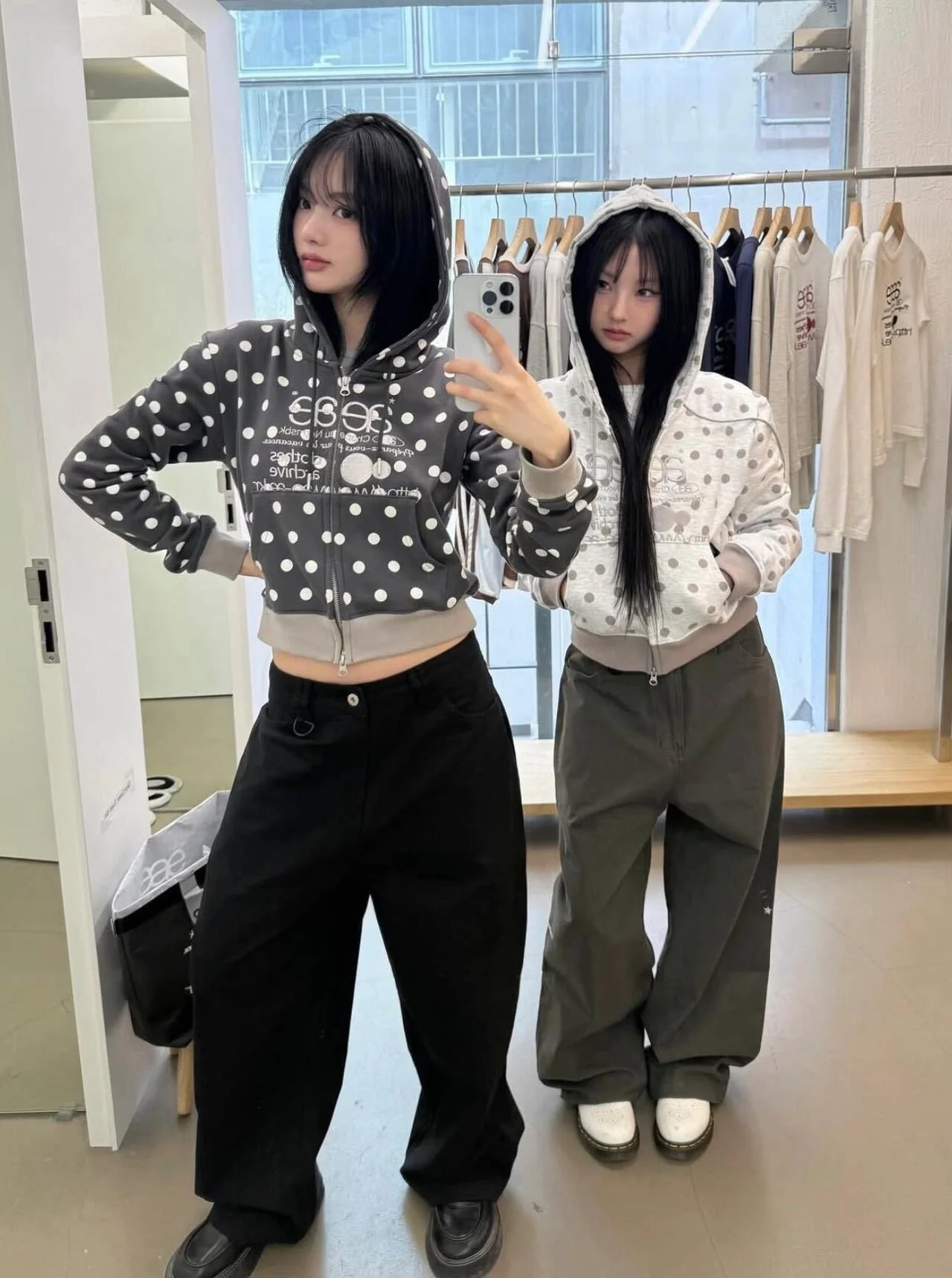 

Женская толстовка Slim Fit с вышивкой, в горошек, с цветными блоками, с капюшоном, на молнии, повседневная, для отдыха, с буквенной вышивкой