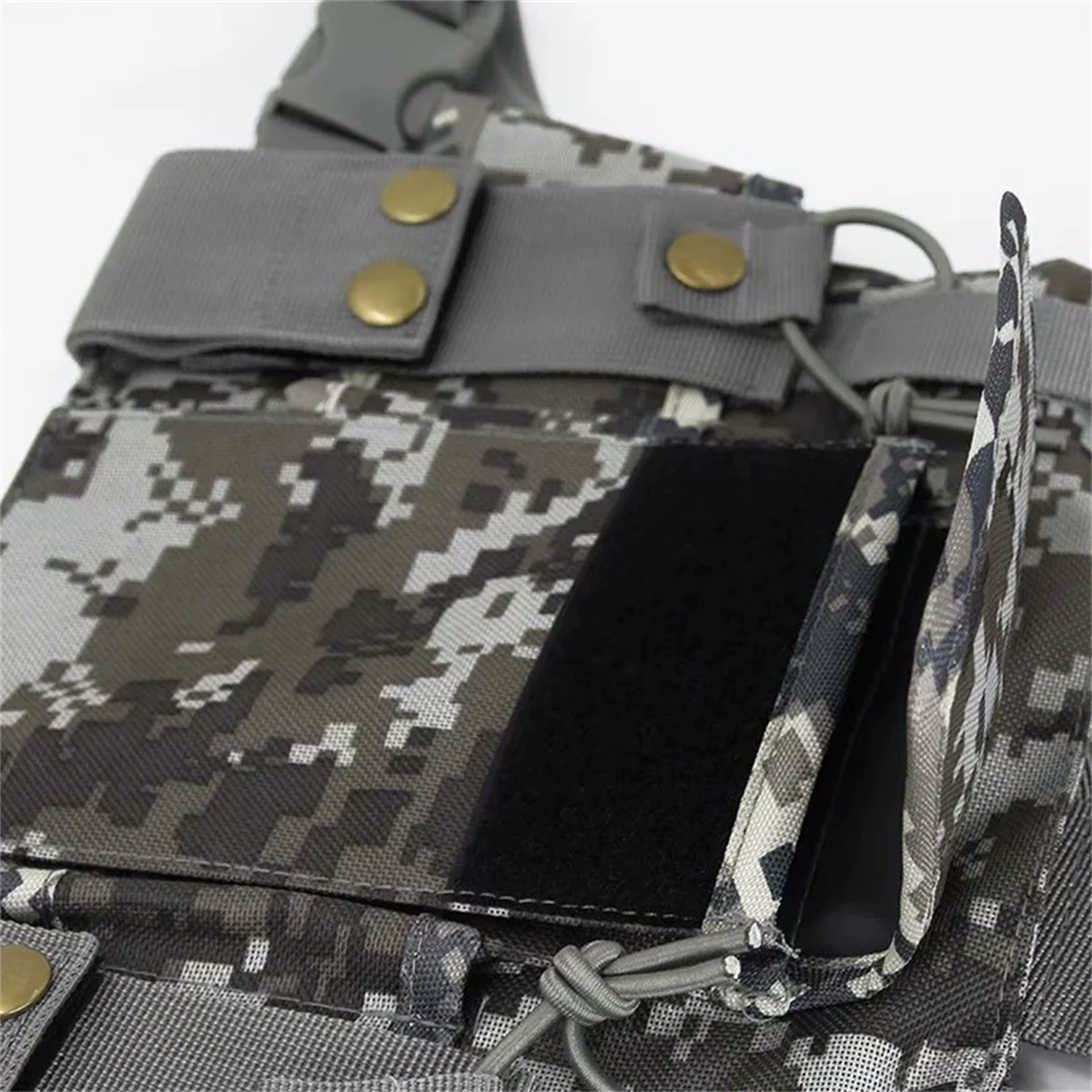 سترة تكتيكية، جوارب على شكل دمية، حقيبة صدر متعددة الجيوب، متعددة الوظائف، حقيبة صدر لجهاز الاتصال اللاسلكي