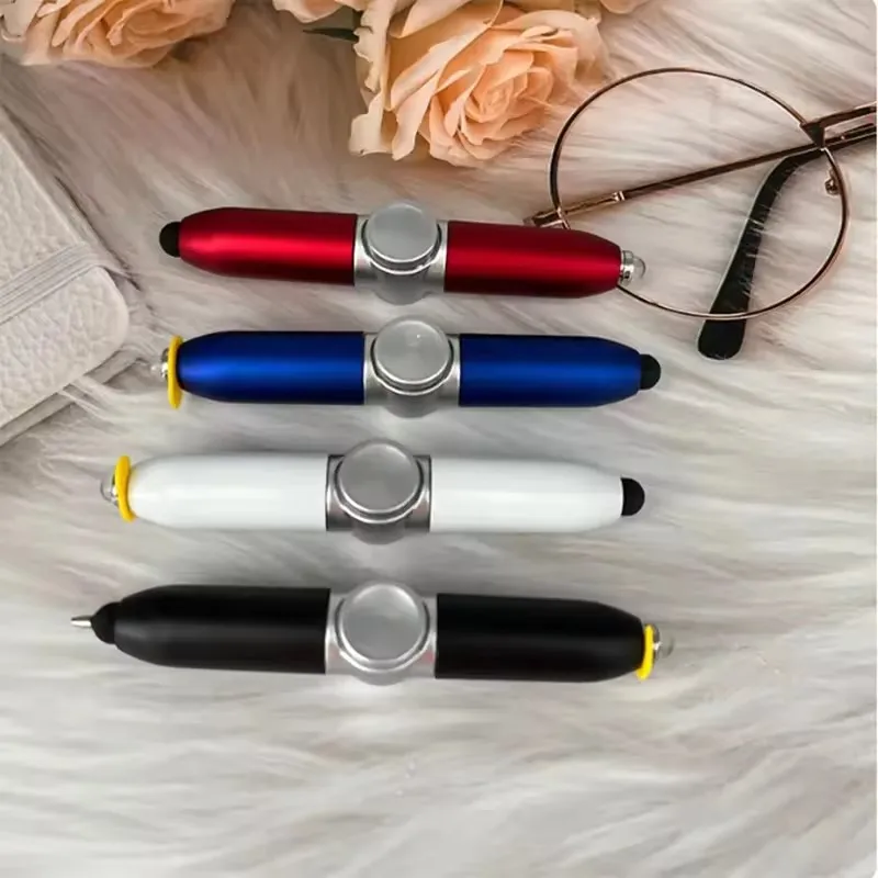 Multi-function Gyroscope Pens Decompression Toy Gyro Spinner Light Fidget Toy Pen With Relief Stress Led Adult Finger Ballpoi image 6