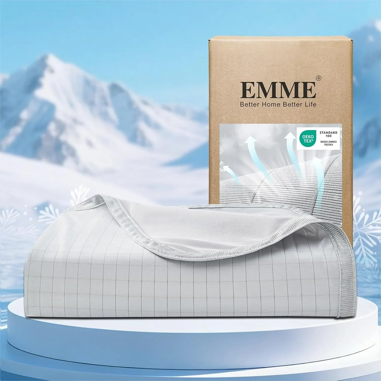 

Breathable Cooling Blanket for Hot Sleepers, Summer Blanket Twin/Full Size for Bed, Thin Throw Blanket for Couch Sofa