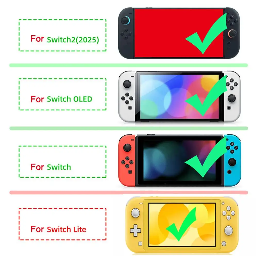ل Switch2 حافظة بطاقات الألعاب الشفافة الصغيرة مع سلسلة المفاتيح مكافحة خسر بطاقات الألعاب صندوق تخزين ل التبديل لايت بطاقة الألعاب TF بطاقة الذاكرة