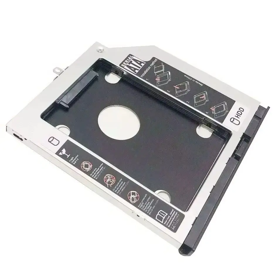 com-painel-de-bezel-de-95mm-suporte-para-2º-disco-rigido-25-hd-ssd-caddy-para-baia-Optica-para-asus-y481cc-y481-x450-a450-a450v-x450v-f450