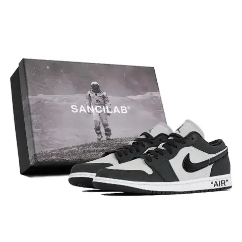 【Customize】Air Jordan 1 Vintage Basketball Shoes Unisex Low-Top Gray Sneakers shoes DC0774-040 【Customize】Air Jordan 1 Vintage Basketball Shoes Unisex Low-Top Gray Sneakers shoes DC0774-040