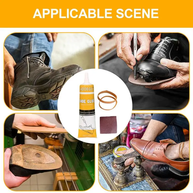 60ml Strong Shoe Glue Adhesive Worn Shoes Repairing Glue Sneakers Boot Sole Bond Adhesive Shoemaker Fix Mending Liquid Tool