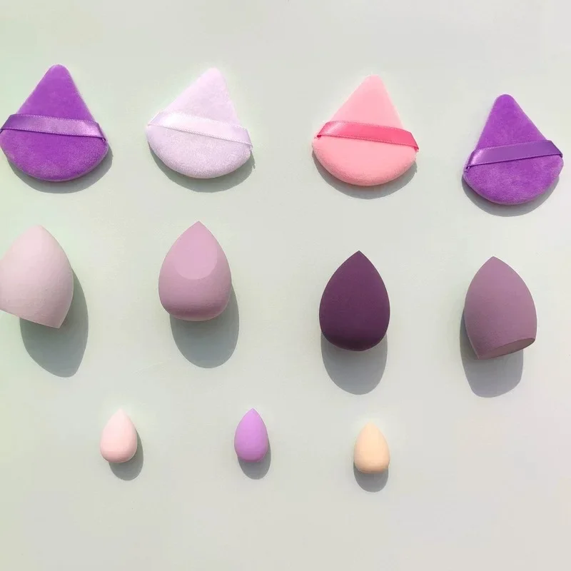 11 szt. Miękkich Gąbek do Makijażu Blender Beauty Egg Puszka Kosmetyczna Gąbki do Podkładu Puszka do Pudru Akcesoria do Makijażu dla Kobiet Narzędzia Kosmetyczne