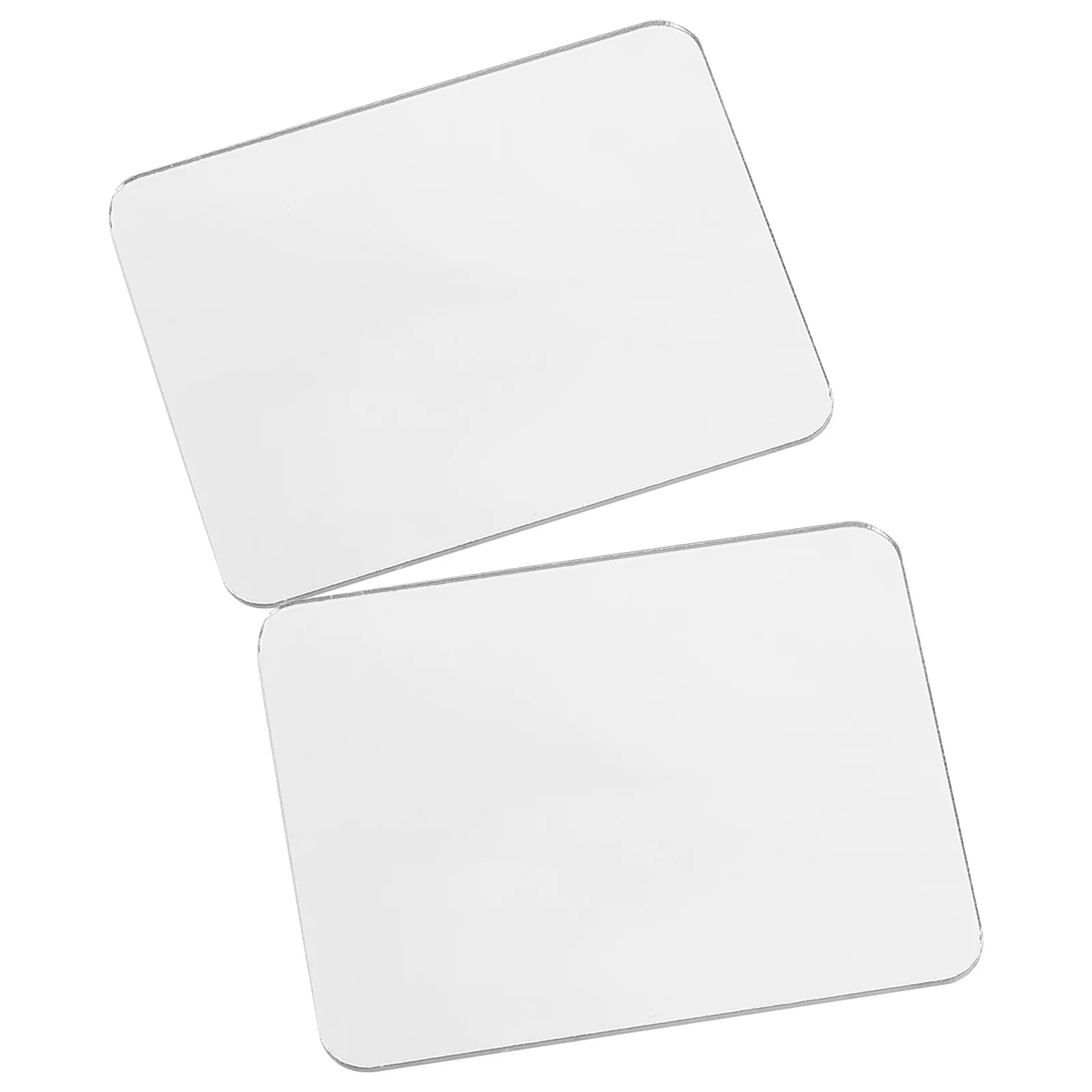 

5pcs 5 Pack Makeup Mirror Decal for Smartphone Stick Self-adhesive Sticker Case Transparent Applique Cell