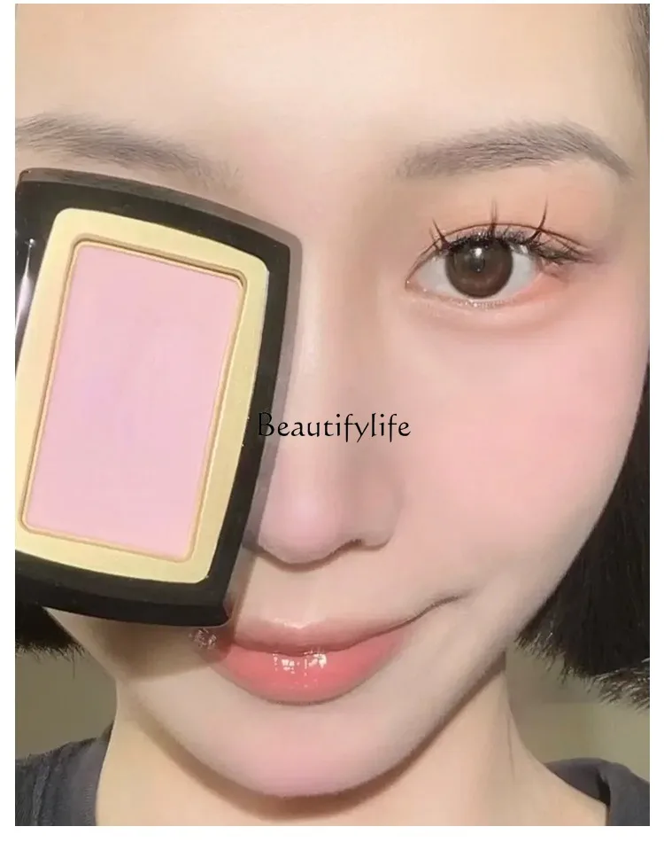 First Love Cherry Blossom Pink Monochrome Blusher Plate Red Female Repair Expansion Color Matte Brightening