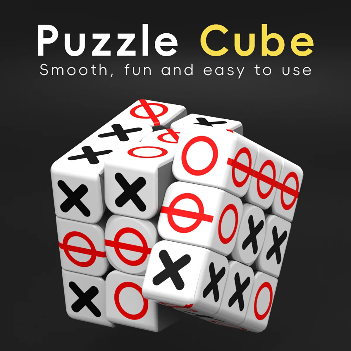 Zauberwürfel 3x3x3 3D UV neun-quadratisches Gitter Farbmalerei Stressabbau Puzzle Professionelles Smooth Speed Game Kinderspielzeug Geschenke