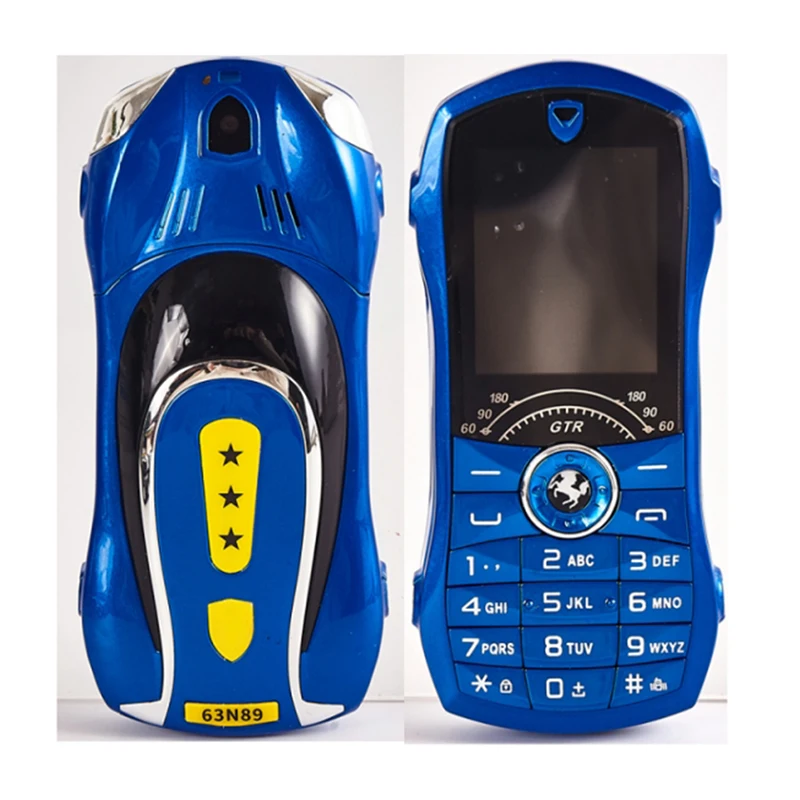 هاتف محمول صغير بلوتوث Dialer 1.8 "مفتاح سيارة صغير هاتف منخفض الإشعاع 2 SIM GSM طالب فاخر غير مقفول هاتف محمول صغير #1