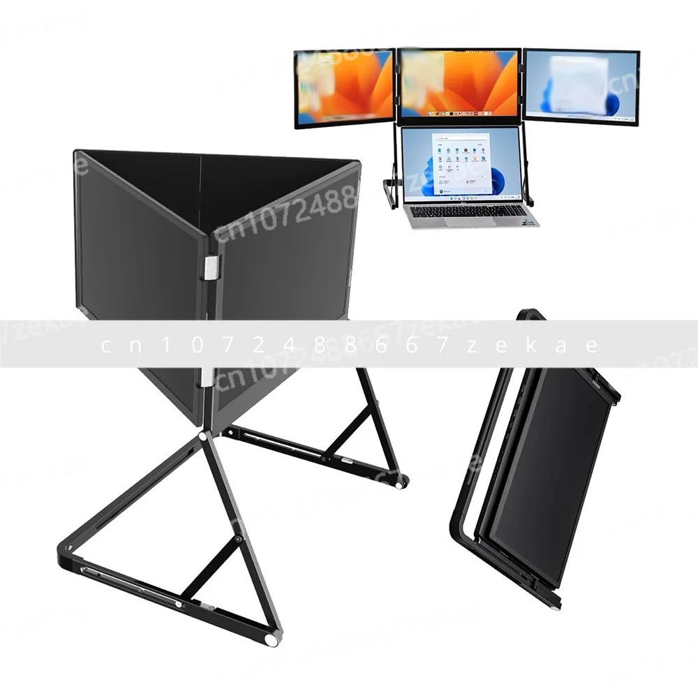 Triple 15.6 Inch  15.6 Inch Triple Portable Screen Monitor IPS LED 1080P FHD PortableTripleMonitor for Laptop