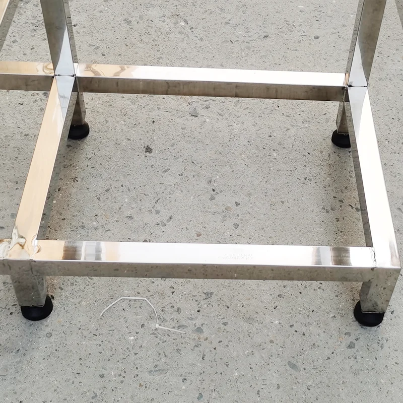 MN-SUS151 304 Thick Stainless Steel Storage Rack with Mesh Basket for Operating Room