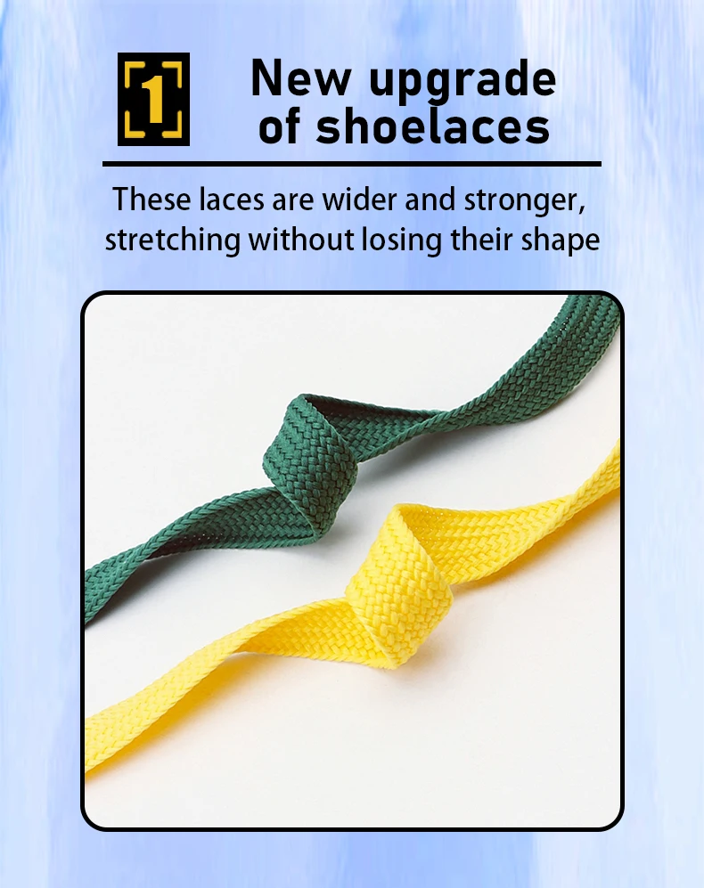 2 Paar 2 cm breite flache Schnürsenkel für Sneaker, modische Schnürsenkel aus Seil, 100/120/140/160 cm, Schuhzubehör, Neu – Detail 2
