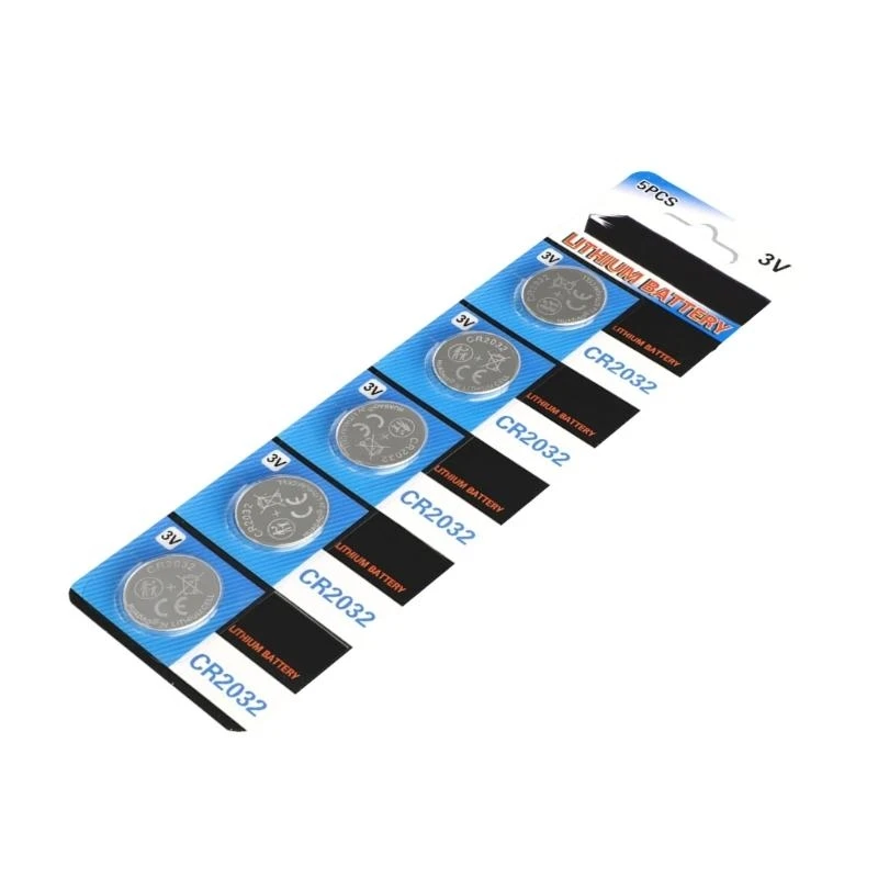 090F 5/10PCS CR2032 버튼 셀 배터리 3V 시계 계산기를위한 리튬 배터리