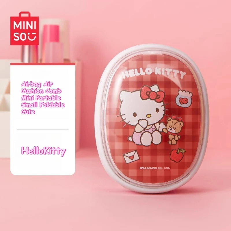MINISO カートゥーン柄 ハローキティ マイメロディ クロミ コーム シナモロール エアバッグ エアクッションコーム ミニ ポータブル 小型 折りたたみ式 かわいい