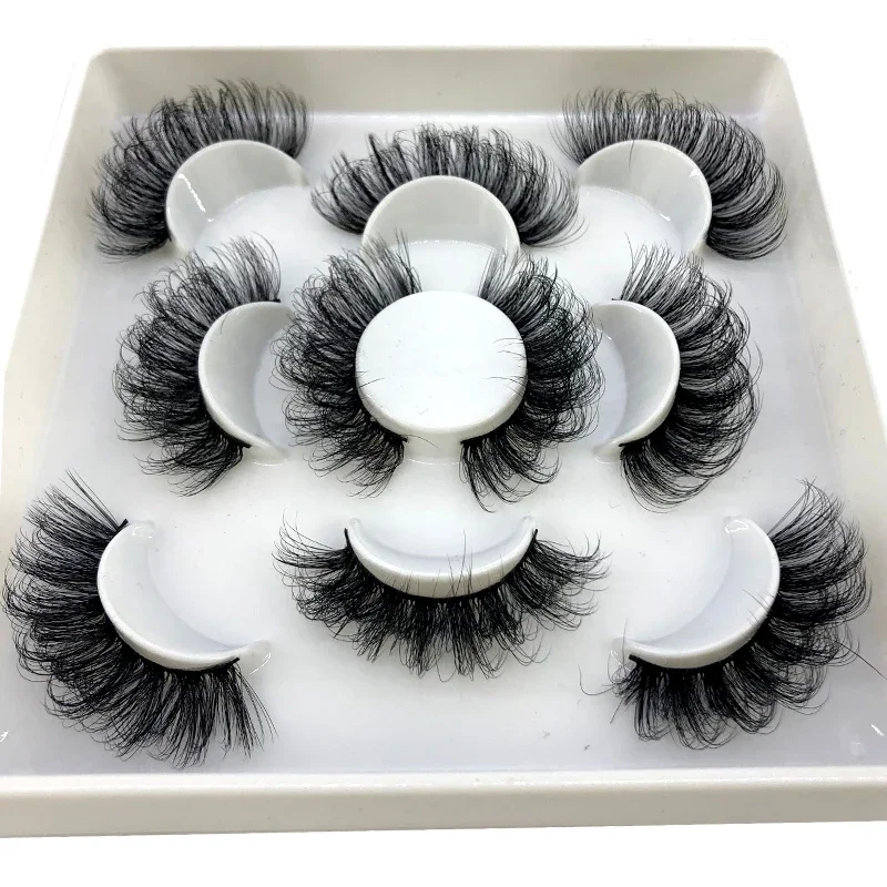 New 5 pairs natural false eyelashes fake lashes long makeup 3d mink lashes eyelash extension mink eyelashes short eyelashes