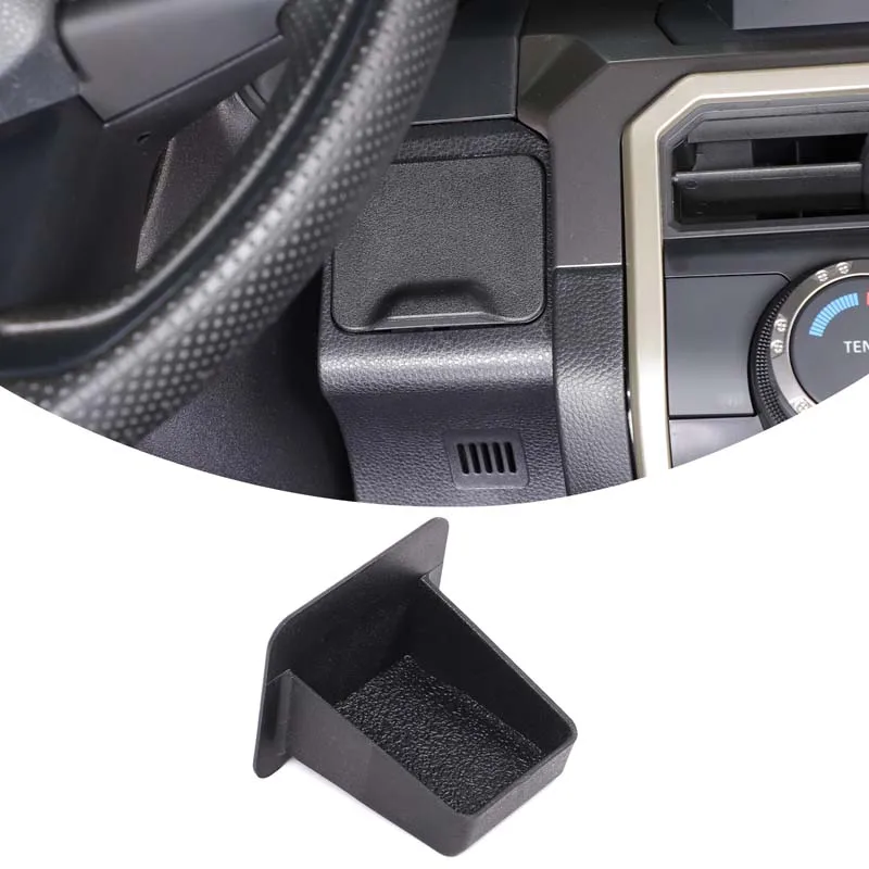 

For Toyota Tacoma 2024 2025+ Automotive Center Console Drawer Storage Box ABS Black Automotive Storage Accessories