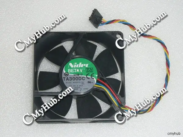 For Nidec TA300DC M35613-35 DC12V 0.25A 8025 8CM 80mm 80x80x25mm 5Pin Cooling Fan TA300DC M35613-35