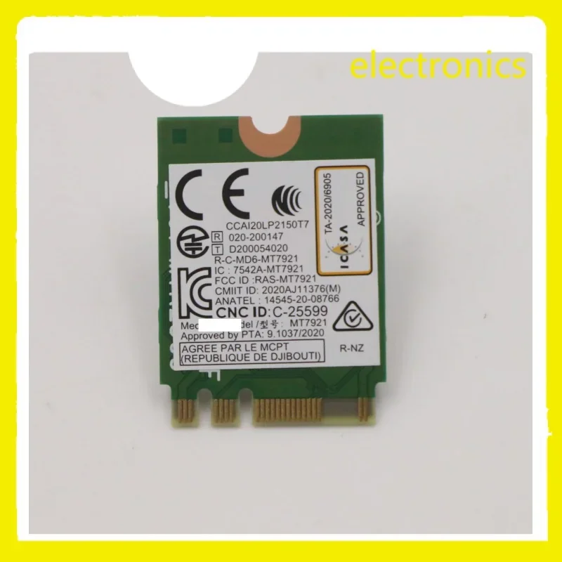 MT7921 for Lenovo WiFi6 Wireless Card 5.2 Bluetooth SW11A40411 Lenovo notebook card