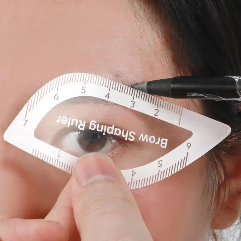 NEW SALE Brow Mapping Ruler Eyebrow Shaping Ruler Fast Drawing Design Brow Easy Tool Mekup Stencils