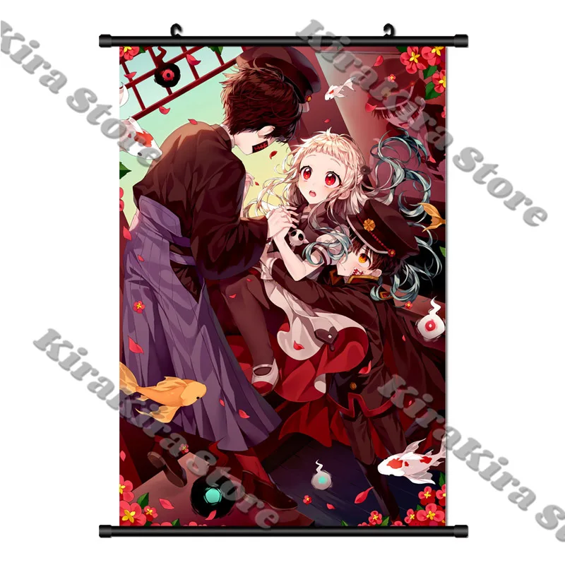 Toilet-bound Hanako-kun Cosplay Wall Scroll Yugi Amane Poster Decorative Paintings Placard Anime Mitsuba Wallpaper Ornaments