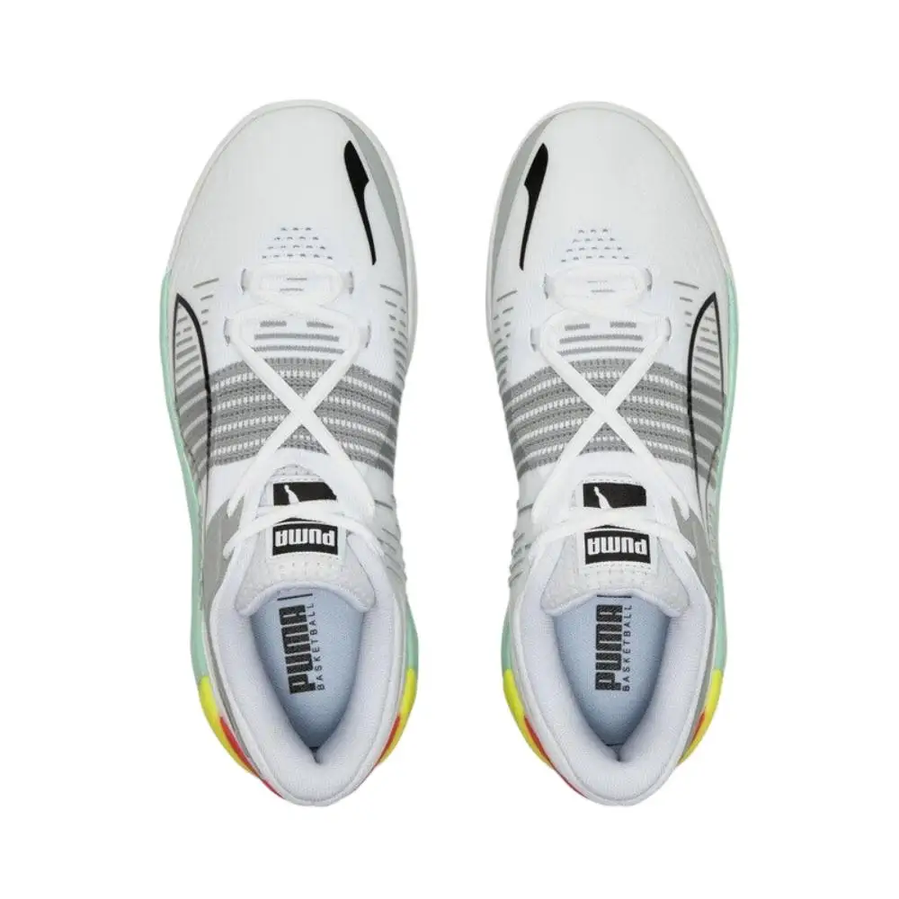 Puma Fusion Nitro: Comfortable, cushioned basketball shoes—classic, slip-resistant, stylish, versatile, and durable. 195587-02
