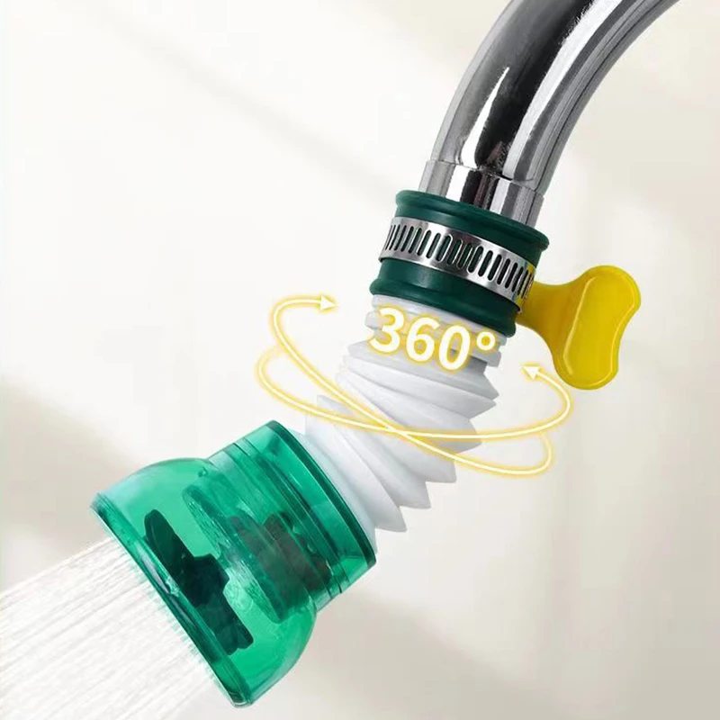 360 Degree Rotating Telescopic Nozzle Filter Splash-proof Faucet Shower Universal Joint Faucet Filter Kitchen Tool Accessories