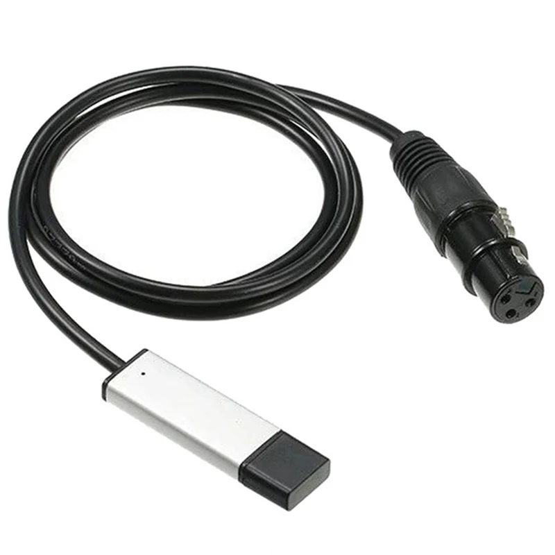 RS485 DMX512 Converter Cable Stage Lighting Controller Adapter Equipment LED Control Cable