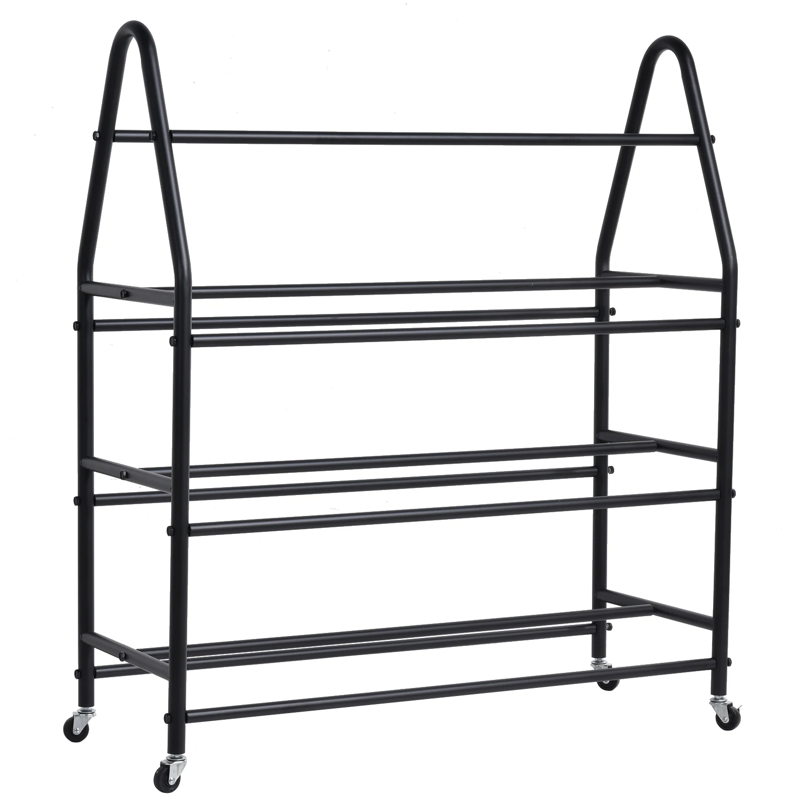 

3D Printer Filament Storage Rack 3D Printer Filament Stand with Wheels Heavy Duty Metal Shelf, 3D Printing Accessories black