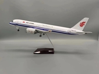 Home decor 47CM Scale model China International Airlines C919 Resin Model Plane with Stand for Aviation Enthusiasts Collected