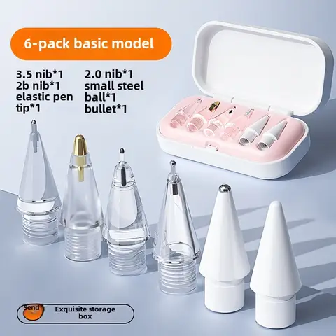 Apple Pencil Pro 수정 및 펜 팁 교체, iPad 필기 펜, 내마모성 및 무음 펜 팁에 적합