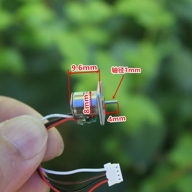 Micro 8mm*9.6mm Stepper Stepping Motor 2-phase 4-wire 18 Degrees 38 Ohms for Optical Instrument